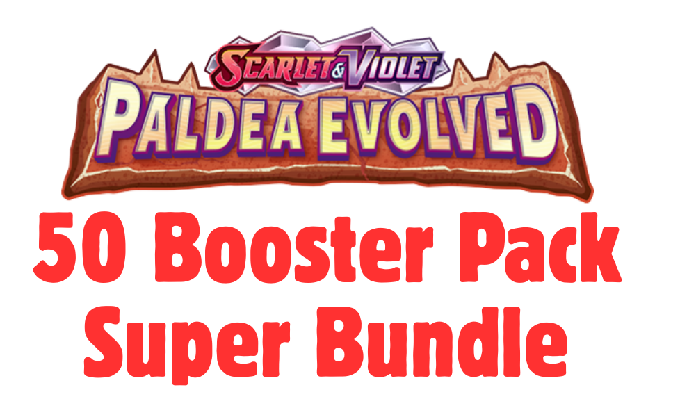 PALDEA EVOLVED 50 BOOSTER PACK SUPER BUNDLE