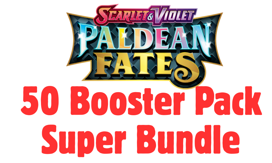 PALDEAN FATES 50 BOOSTER PACK SUPER BUNDLE