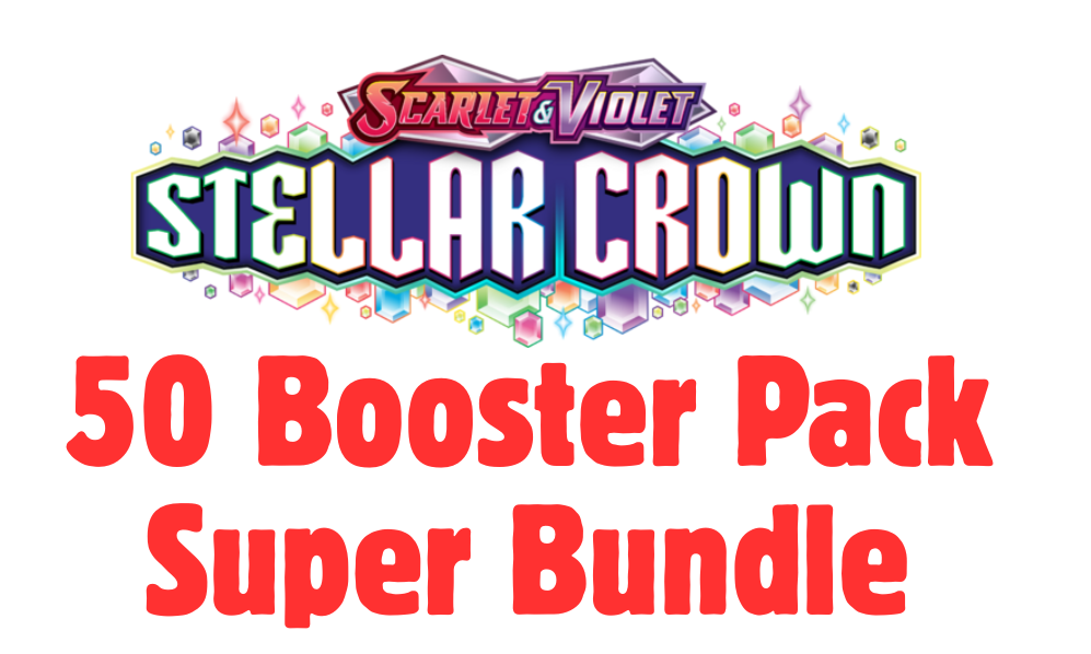 STELLAR CROWN 50 BOOSTER PACK SUPER BUNDLE