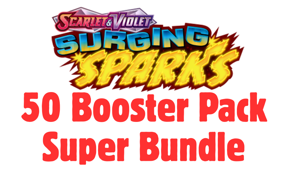 SURGING SPARKS 50 BOOSTER PACK SUPER BUNDLE