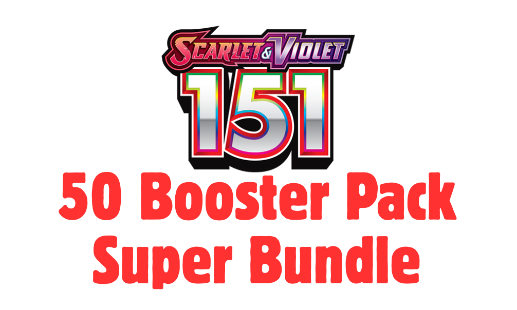 151 50 BOOSTER PACK SUPER BUNDLE