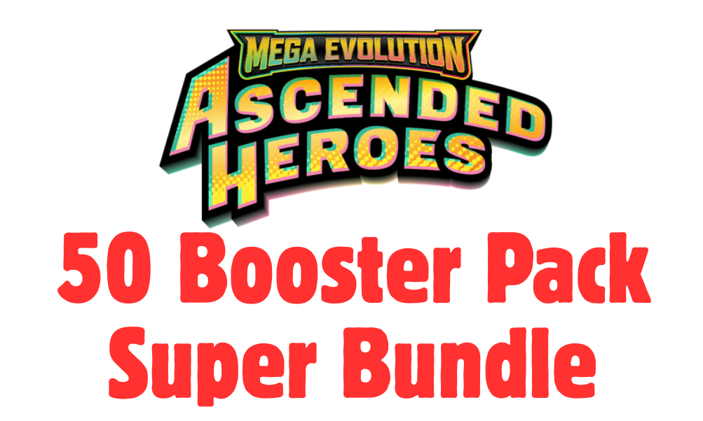 ASCENDED HEROES 50 BOOSTER PACK SUPER BUNDLE