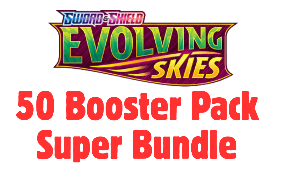 EVOLVING SKIES 50 BOOSTER PACK SUPER BUNDLE