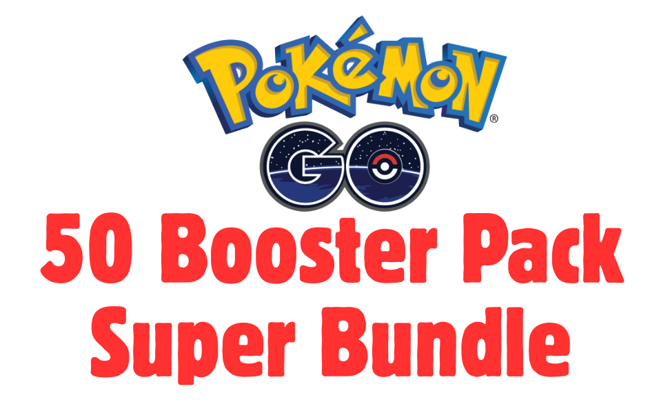 POKEMON GO 50 BOOSTER PACK SUPER BUNDLE