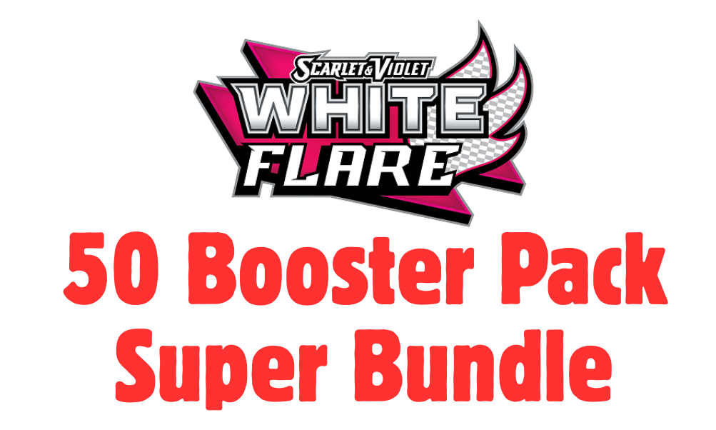 WHITE FLARE 50 BOOSTER PACK SUPER BUNDLE